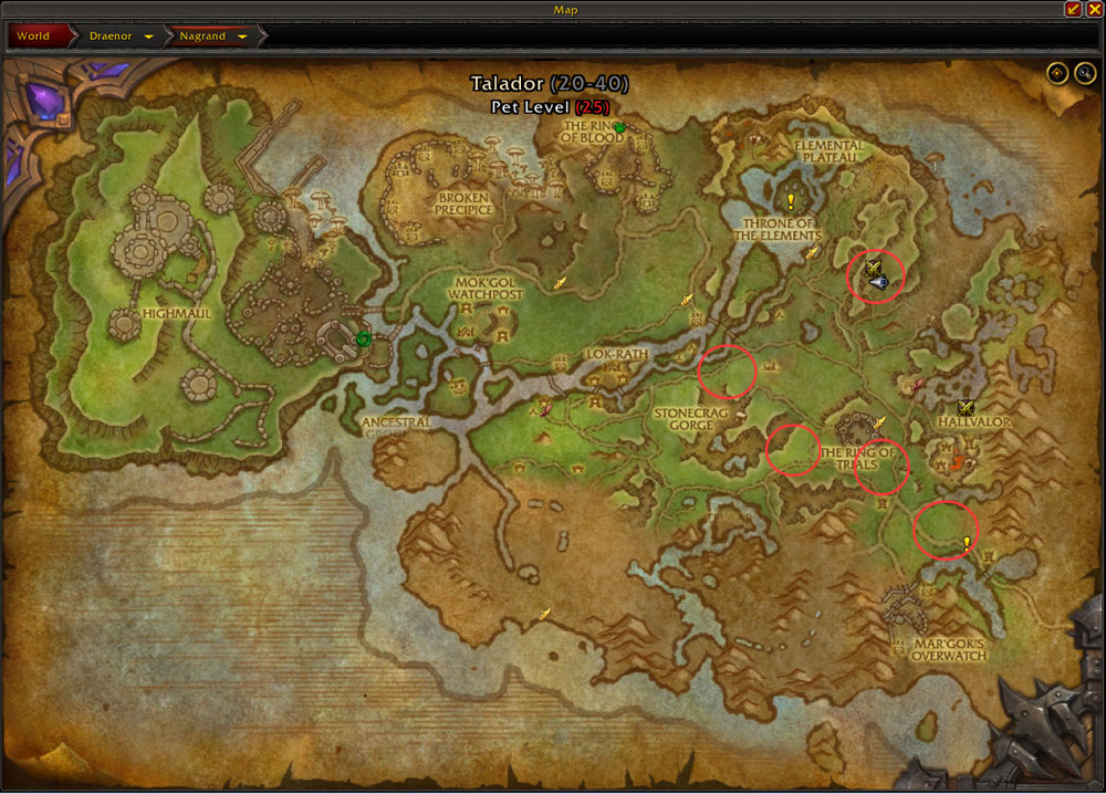 Mottled Meadowstomper map