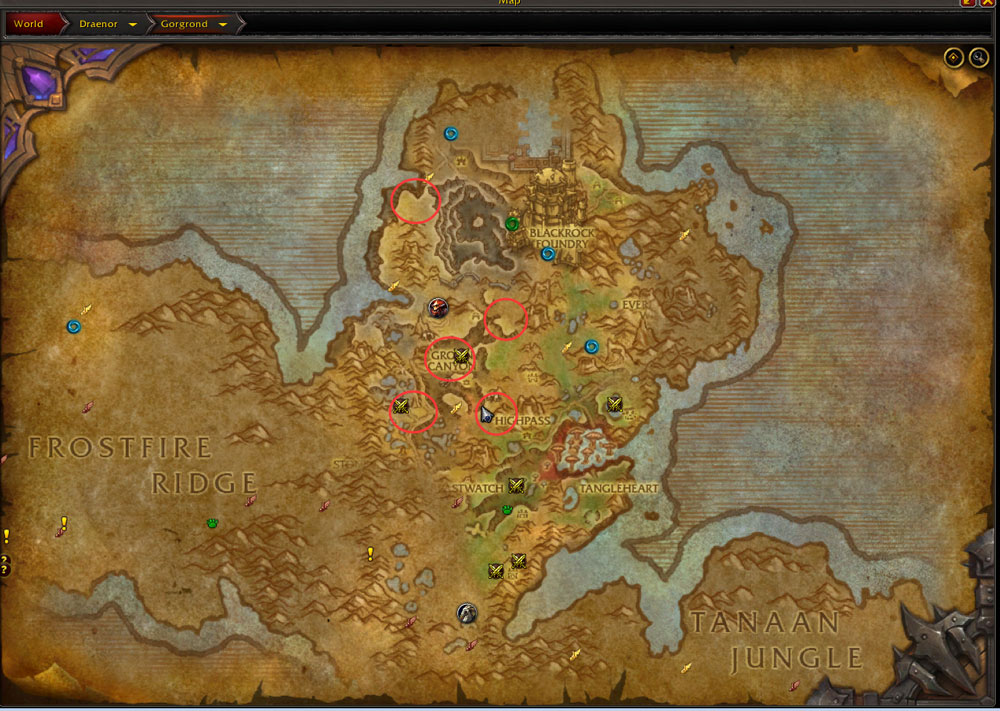 Sunhide Gronnling map