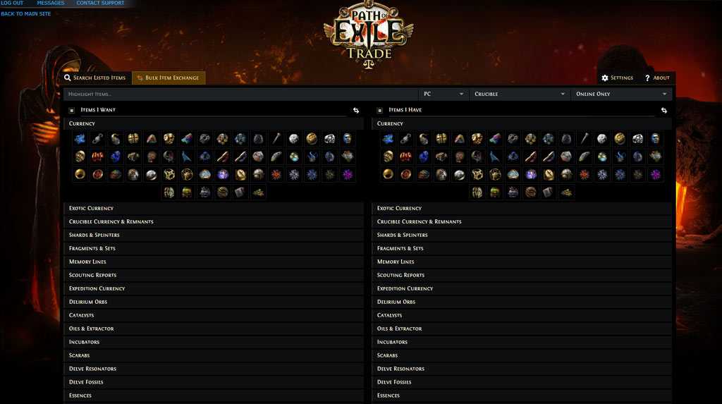 How to Sell and Buy Items in Path of Exile POE Trade