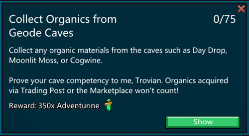 Collect-Organics-from-geode-caves