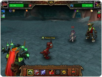 Pets battle system of Mists of Pandaria