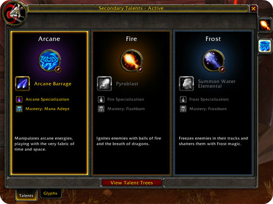 Glyph slot wow classic