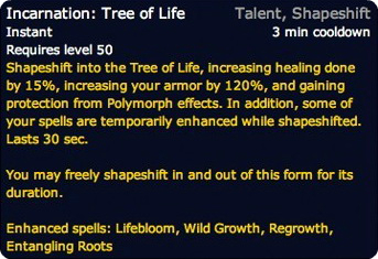 Incarnation: Tree of Life Restoration Druid